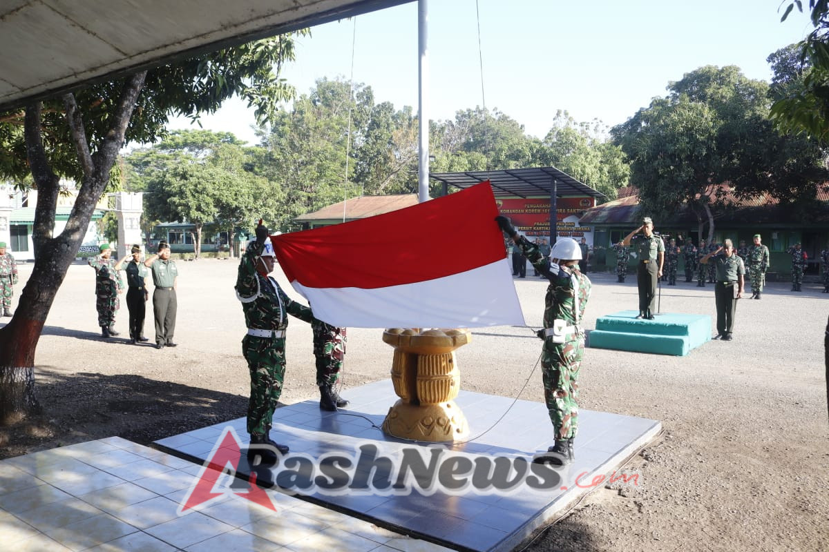 Kasdim Belu Mayor Kav Yatman Pimpin Upacara Bendera 17an Bulan September Tahun 2025