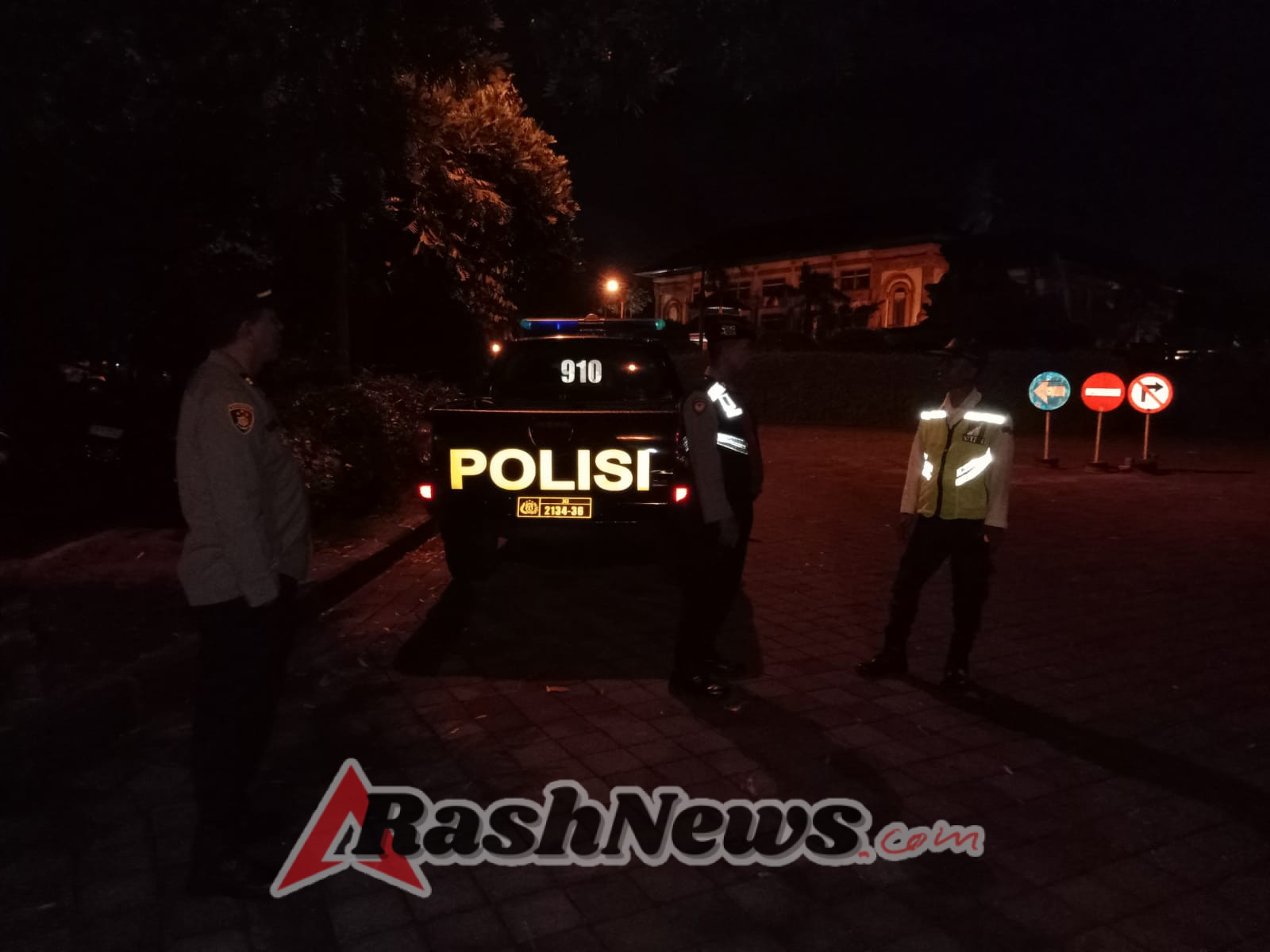 Polsek Mengwi Laksanakan Patroli Harkamtibmas di Kawasan Pusat Pemerintahan Kabupaten Badung