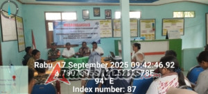 Tingkatkan Kamtibmas, Babinsa Ende Ajak Warga Waspada Cuaca Ekstrem Saat MusrenbangDes