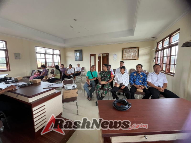 Wujudkan generasi Penerus Bebas Stunting, Babinsa Dan Pemdes Tohpati gelar Rembug Stunting