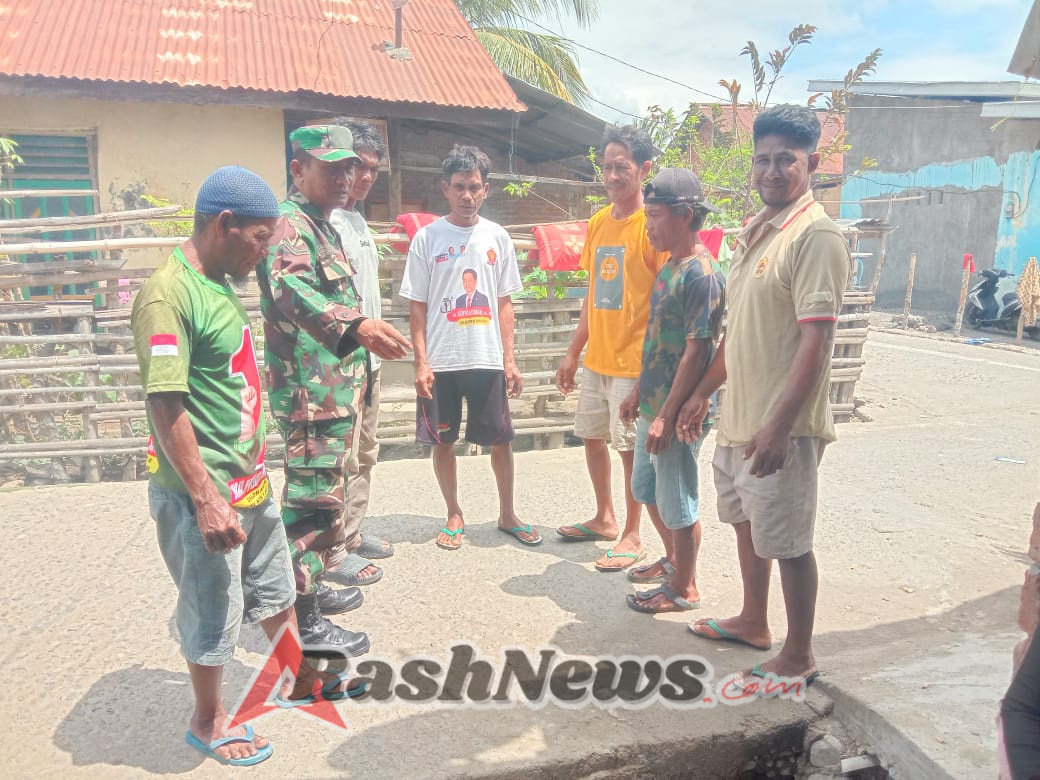 Babinsa Jambu Ajak Warga Perkuat Kebersihan dan Kamtibmas Lewat Komsos