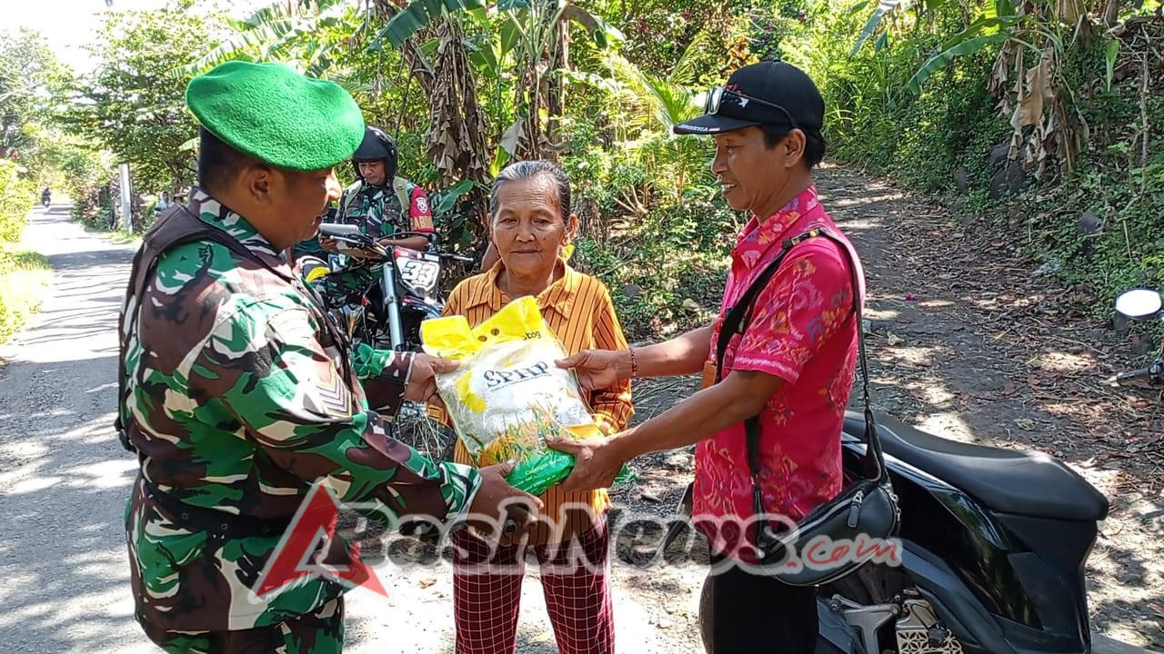 HUT ke-80 TNI, Kodim 1609/Buleleng Bantu Ringankan Beban Warga Lewat Pangan Murah