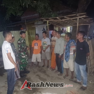 Koramil 1608-04/Woha Intensifkan Siskamling, Warga Merasa Lebih Aman