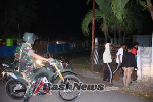 Patroli TNI di Alor Berjalan Aman dan Lancar, Warga Dihimbau Tetap Tenang