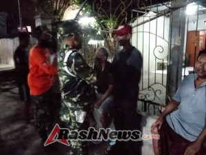 Serka Toto Irriyanto Pimpin Patroli Siskamling di Kelurahan Dara Kota Bima