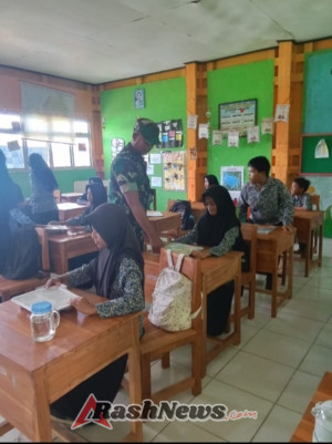 Wujud Kepedulian TNI, Babinsa Sapugara Bree Dorong Pola Hidup Sehat Sejak Usia Dini