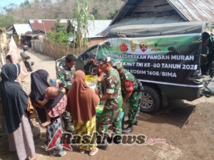 Warga Desa Ntori Apresiasi Program Pangan Murah yang Digagas Danramil Wawo