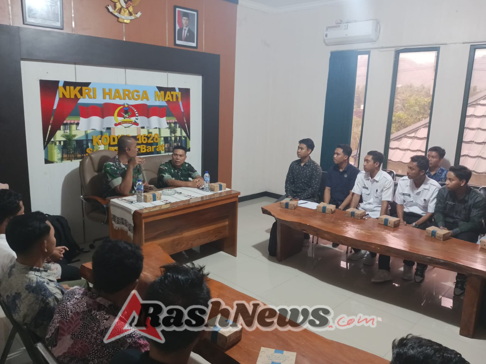 Silaturahmi Dandim 1628/KSB Bersama SPPI Bahas Efektivitas Distribusi Makanan Bergizi