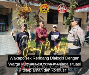 Dialogis Dengan Warga Masyarakat Dalam Upaya Menjaga Kamtibmas