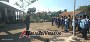 Babinsa Ajak Generasi Muda Rote Ndao Jadi Disiplin dan Berkarakter Lewat PBB