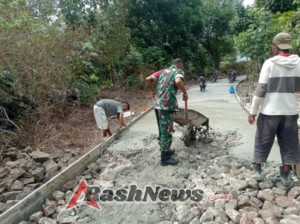 Sinergi TNI dan Masyarakat, Babinsa Maurole Aktifkan Pamwil dan Komsos di Desa Wolomuku