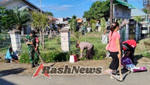 Babinsa Desa Bukit Damai Aktif dalam Aksi Bersih Lingkungan World Cleanup Day 2025