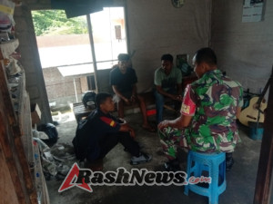 Komsos dan Pamwil Babinsa Koramil 1602-01/Ende Perkuat Kemanunggalan TNI dan Siswa SMKN 2 Ende