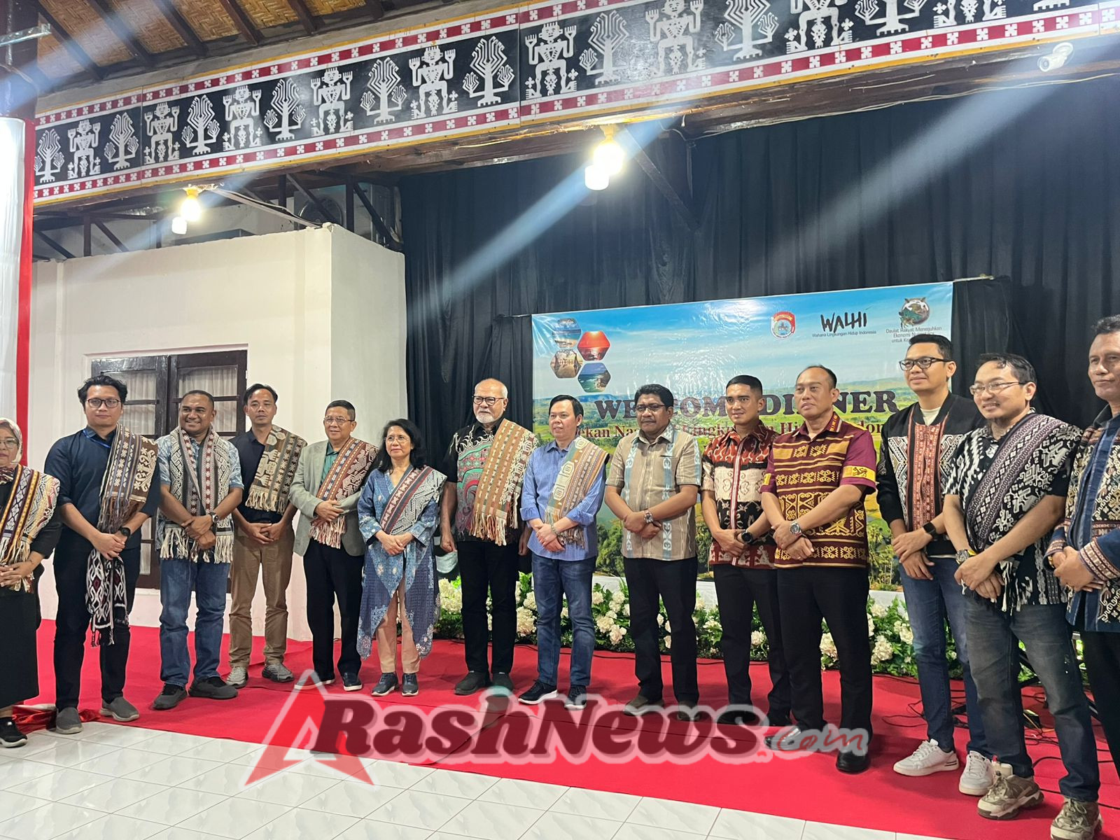 Dandim 1601/Sumba Timur Bersama Forkopimda Sambut Peserta PNLH XIV WALHI 2025