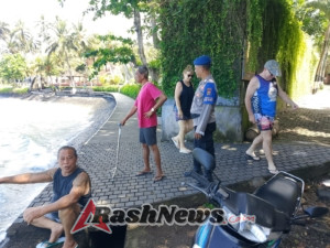 Sat Polairud Polres Karangasem Tingkatkan Keamanan dan Kebersihan di Pesisir Pantai Mendira