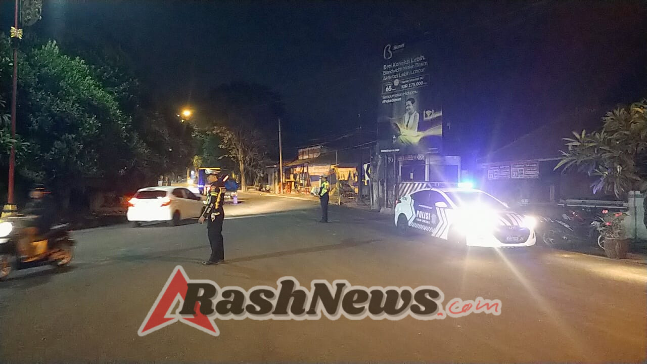 Blue Light Patrol di KTL 1, Satuan  Lalulintas Polres Karangasem Ciptakan Rasa Aman Pada Saat Malam Hari