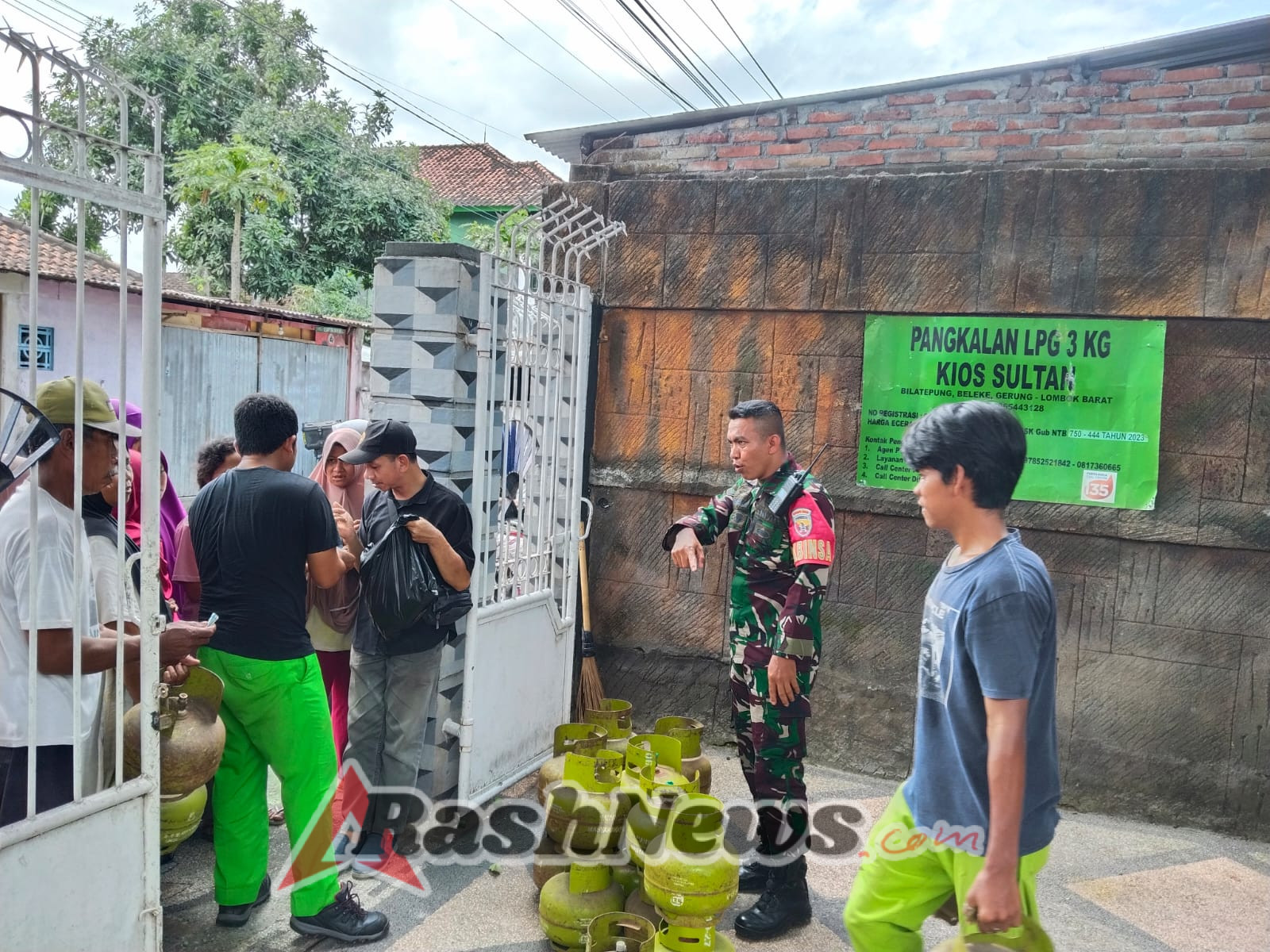 560 Tabung LPG 3 Kg Disalurkan di Desa Beleka
