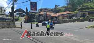 Polres Bangli Gelar Pengaturan dan Pengamanan di Obyek Wisata Penelokan Kintamani
