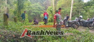 Peran Aktif Babinsa, Air Terjun Perpas Kini Miliki Akses Jalan Lebih Nyaman