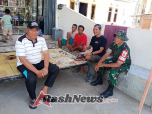 Babinsa Hadir di Tengah Warga, Pastikan Kondisi Desa Dasan Anyar Tetap Kondusif