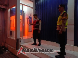 Ciptakan Rasa Aman Pada Objek Vital, Samapta Polsek Abiansemal Sambangi Kantor & ATM Bank BRI