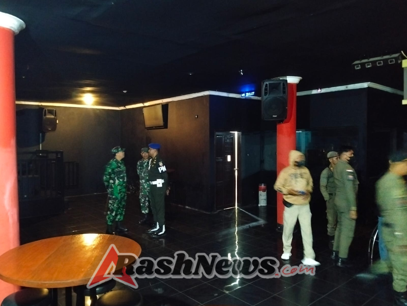 Kodim 1602/Ende Tingkatkan Keamanan Wilayah dengan Razia Tempat Hiburan Malam