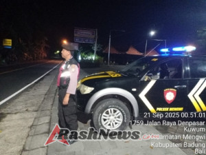 Polsek Mengwi Intensifkan Patroli Subuh, Sambangi Sejumlah Titik Rawan