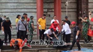 Kapolresta Denpasar Hadiri Kurve Pasca Banjir di Pasar Badung
