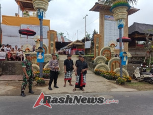 Satuan Binmas Polres Bangli Laksanakan Sambang dan Koordinasi dengan Pecalang di Banjar Adat Kayang Desa Kayubihi