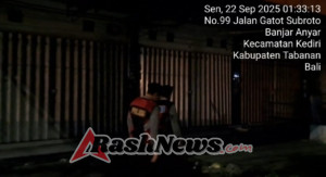 Patroli Jalan Kaki Subuh Perintis Presisi Sat Samapta Polres Tabanan, Wujudkan Kamtibmas Kondusif