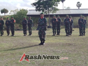 Prajurit Kodim 1627/Rote Ndao Gelar Upacara Bendera,Tingkatan Jiwa Nasionalisme Prajurit