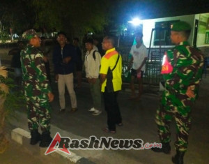 ‎Koramil 1615-03/Sambelia Perkuat Keamanan Lewat Patroli Bersama Warga