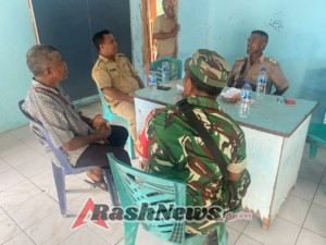 Komsos Humanis, Babinsa Koramil Maurole Jalin Silaturahmi dengan Masyarakat Tou