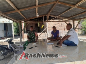 Aktif di Wilayah Binaan, Babinsa Maurole Terus Perkuat Sinergi dengan Masyarakat