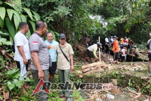 Kapten Caj Triyono Perkuat Semangat Gotong Royong Warga dalam Penanganan Subak Serason