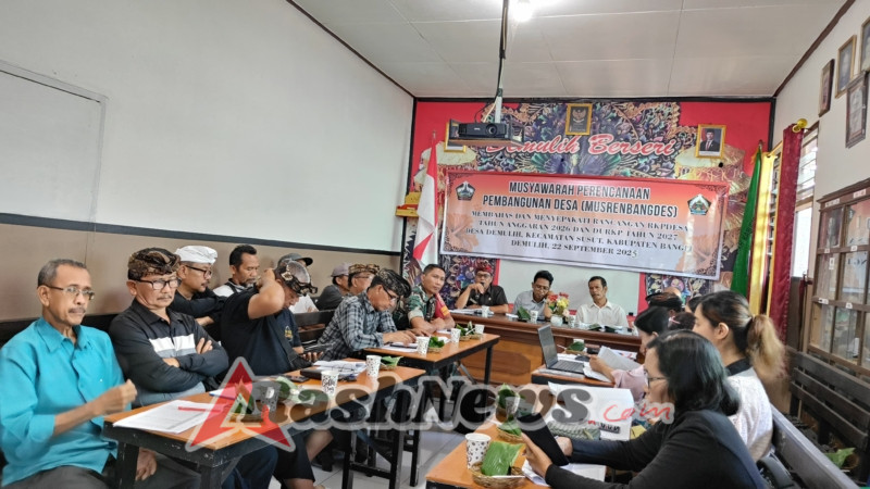 Babinsa Demulih Dorong Partisipasi Warga dalam Musyawarah Rencana Pembangunan Desa 2026