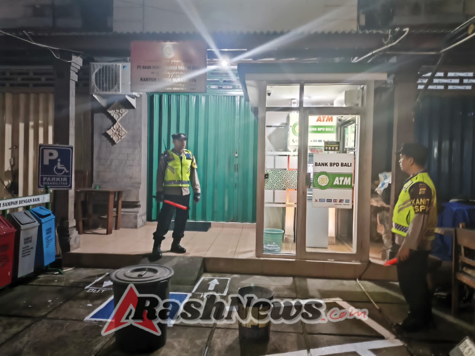 Polsek Selemadeg barat Gelar Patroli Malam Menjelang Dini Hari