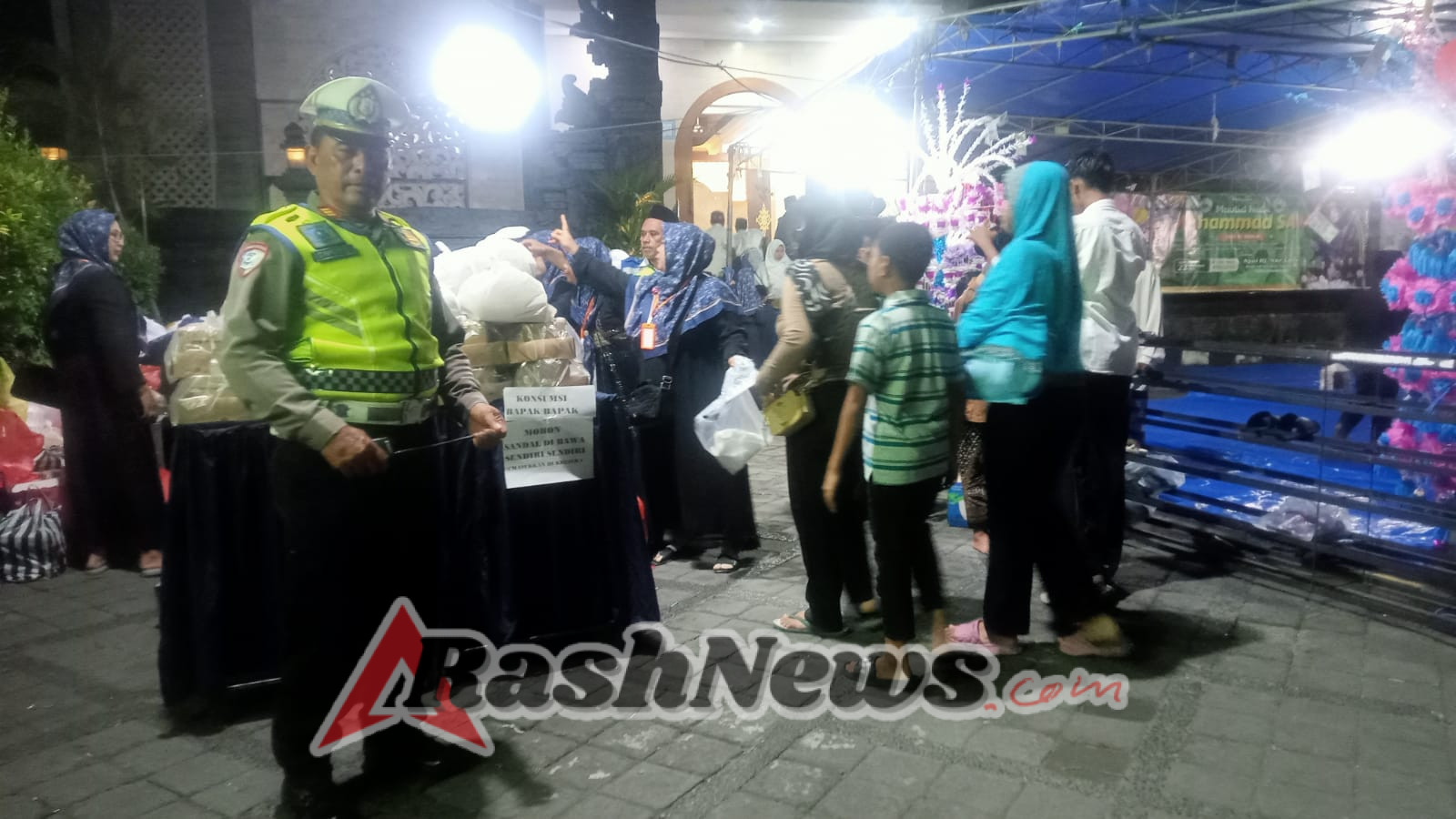 Polsek Kuta Utara Amankan Perayaan Maulid Nabi Di Mushola Nurul Hikmah Dalung.