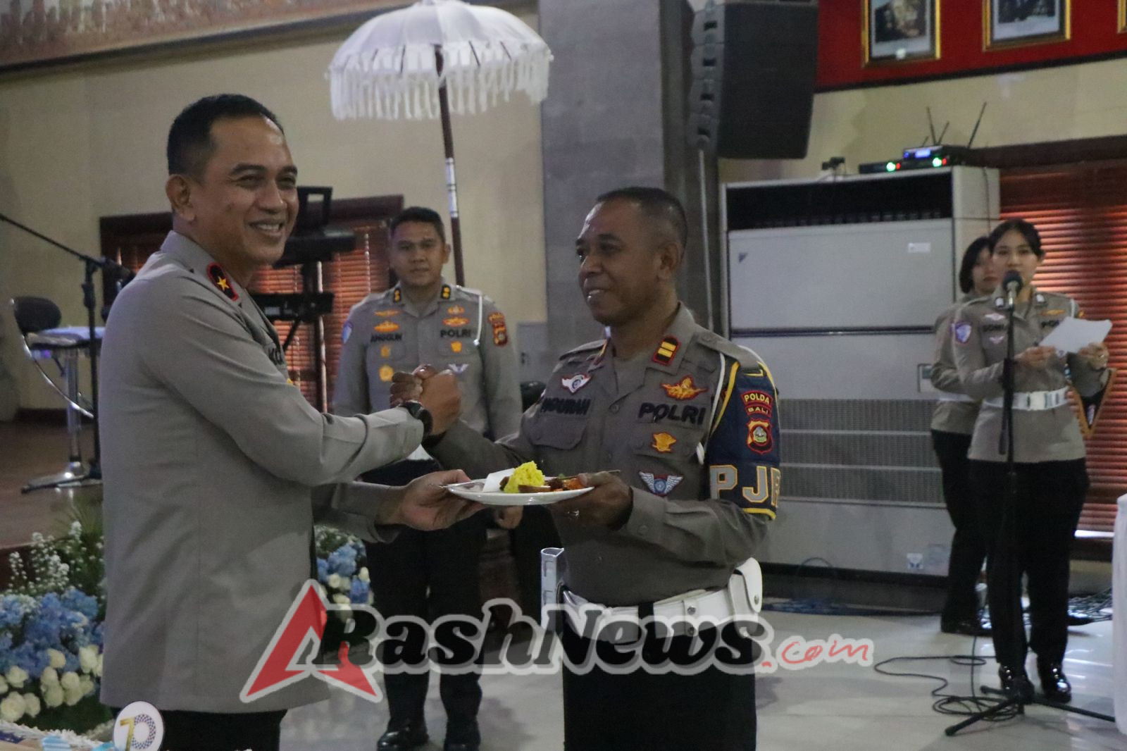 Ditlantas Polda Bali Gelar Syukuran HUT Lalu Lintas ke-70