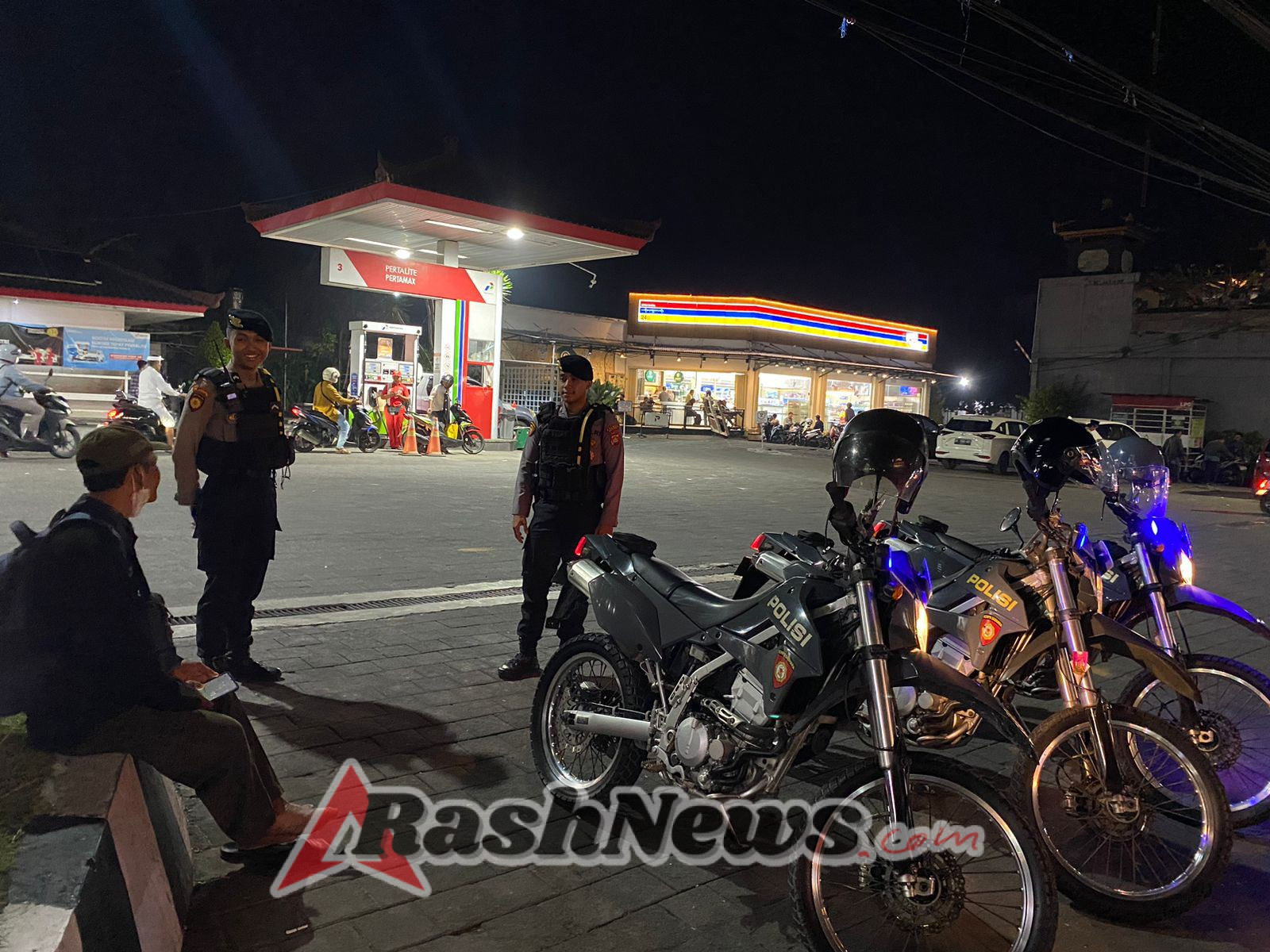 Sat Samapta Polres Badung Rutin Patroli Malam, Cegah Premanisme dan Kejahatan Jalanan