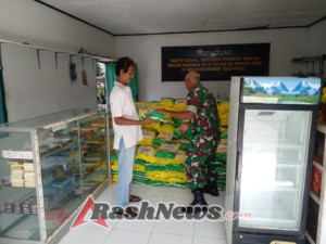105 Ton Beras Disalurkan Kodim 1602/Ende, Wujud Nyata Dukung Ketahanan Pangan