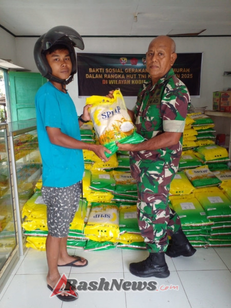 Kodim 1602/Ende Capai Target 115 Ton Distribusi Beras SPHP hingga 23 September 2025