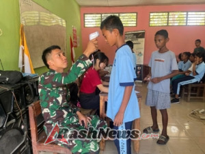 Generasi Muda Sehat: Satgas Pamtas Ajak Siswa SMP San Daniel Lawan Malaria