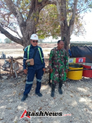 TNI Kawal Pembangunan Kawasan Industri Garam Nasional demi Kelancaran Pekerjaan