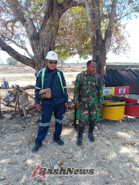 TNI Kawal Pembangunan Kawasan Industri Garam Nasional demi Kelancaran Pekerjaan