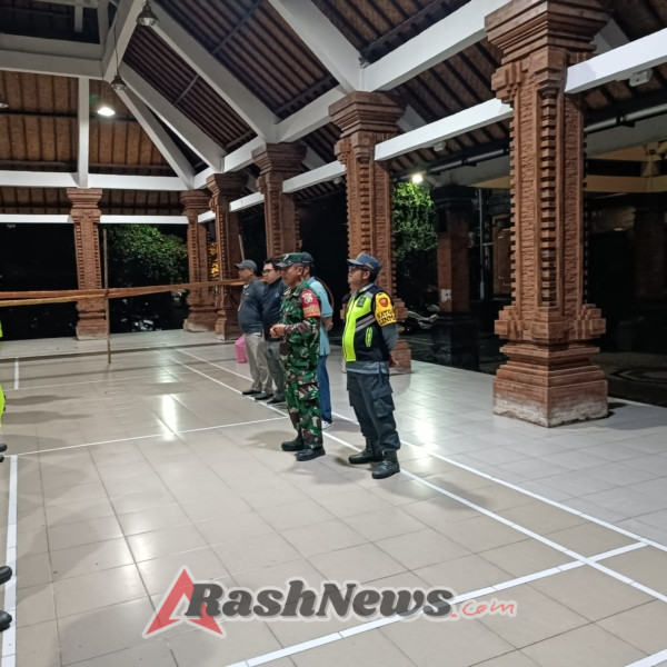 Sinergi Babinsa, Bhabinkamtibmas, dan Linmas Jaga Keamanan Desa Ayunan