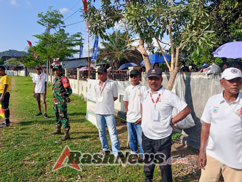 Kades Cup I Desa Belo Berlangsung Meriah, Babinsa Pastikan Kondusif