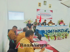 Kodim 1625/Ngada Dukung Penguatan Pemerintahan Kecamatan, Letu Inf. Abdurahman Akbar Hadiri Rakor di Golewa Barat