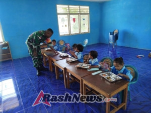Kodim 1622/Alor Dorong Generasi Sehat Lewat Program Gizi Sekolah