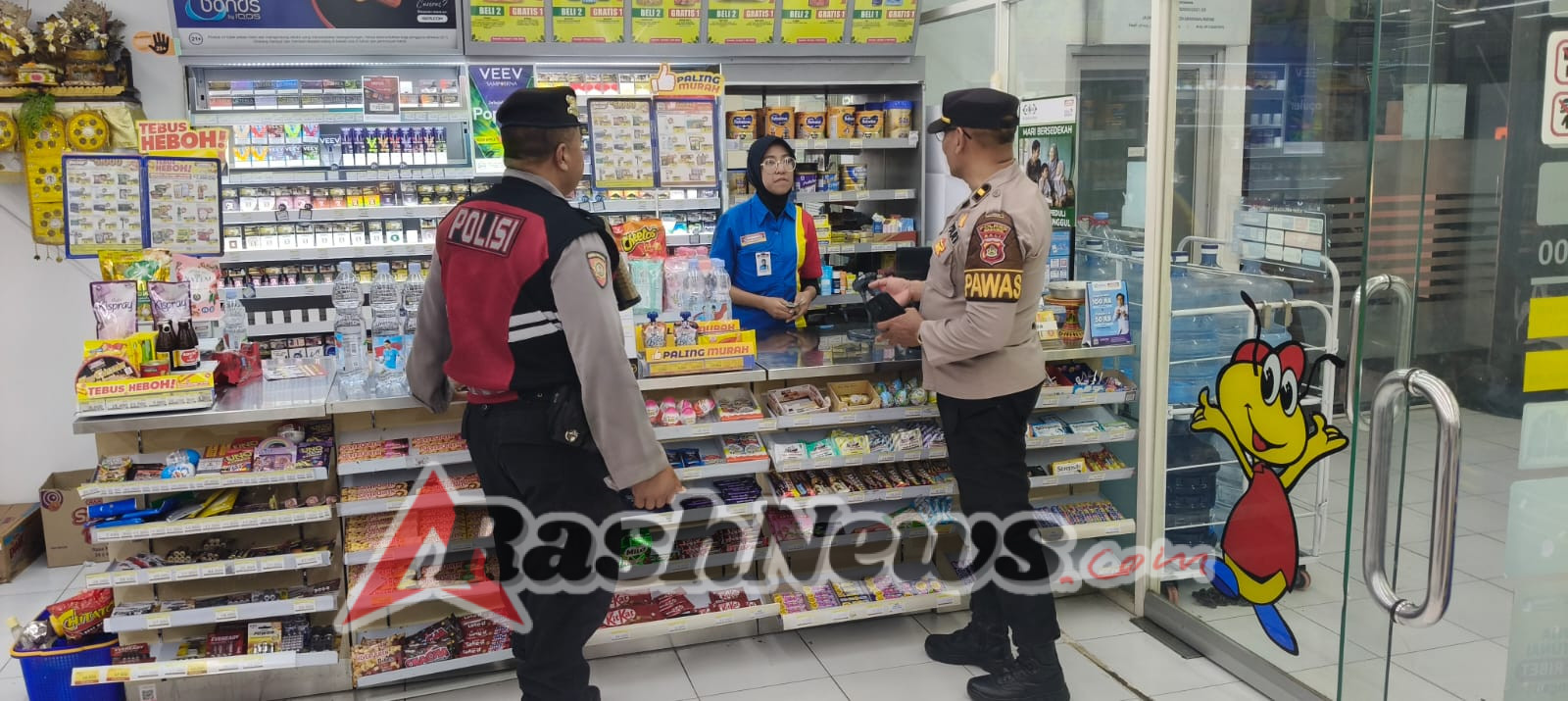 Wujudkan Kondusifitas, Polsek Abiansemal Gelar Patroli Skala Besar Bersama Unsur Terkait